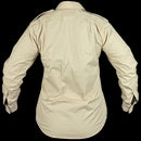 British Army Women's Long Sleeve Fawn Shirt - British Army Surplus - Dress Shirts