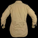 British Army Women's Long Sleeve Khaki Shirt - British Army Surplus - Dress Shirts