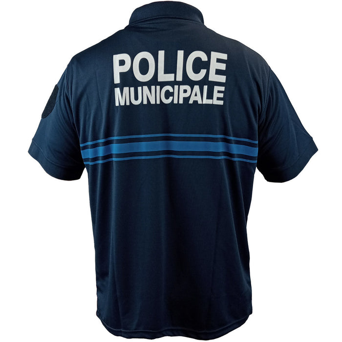 French Police Polo Shirt - Blue