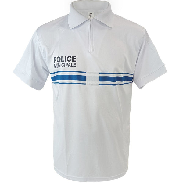 French Police Polo Shirt - White