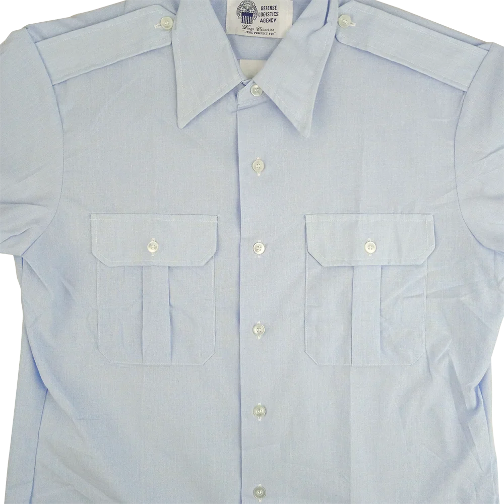 US Air Force Blue Short Sleeve Service Dress Shirt US Air Force Blue Short Sleeve Service Dress Shirt