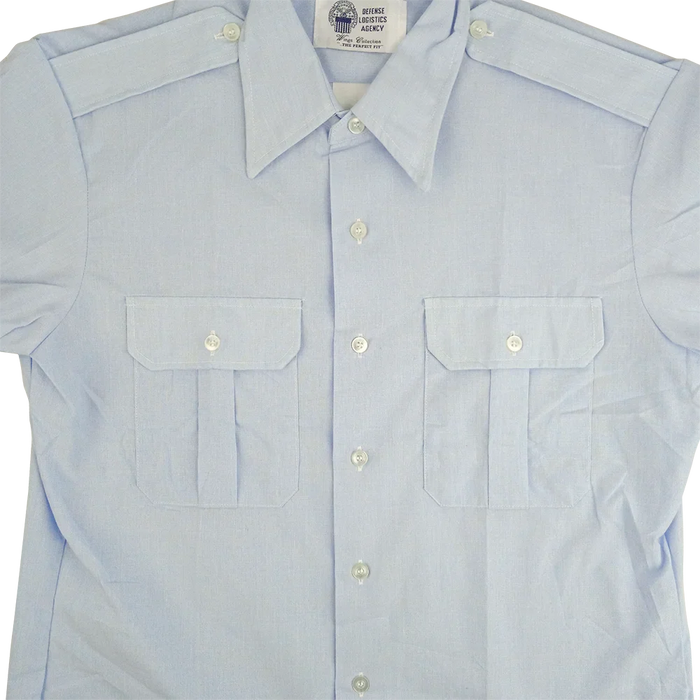 US Air Force Blue Short Sleeve Service Dress Shirt US Air Force Blue Short Sleeve Service Dress Shirt