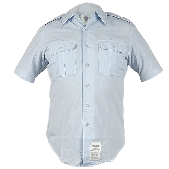 US Air Force Blue Short Sleeve Service Dress Shirt, Medium (103cm) US Air Force Blue Short Sleeve Service Dress Shirt, Medium (103cm)