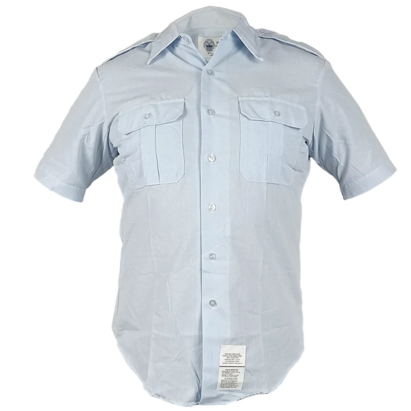 US Air Force Blue Short Sleeve Service Dress Shirt, Medium (103cm) US Air Force Blue Short Sleeve Service Dress Shirt, Medium (103cm)