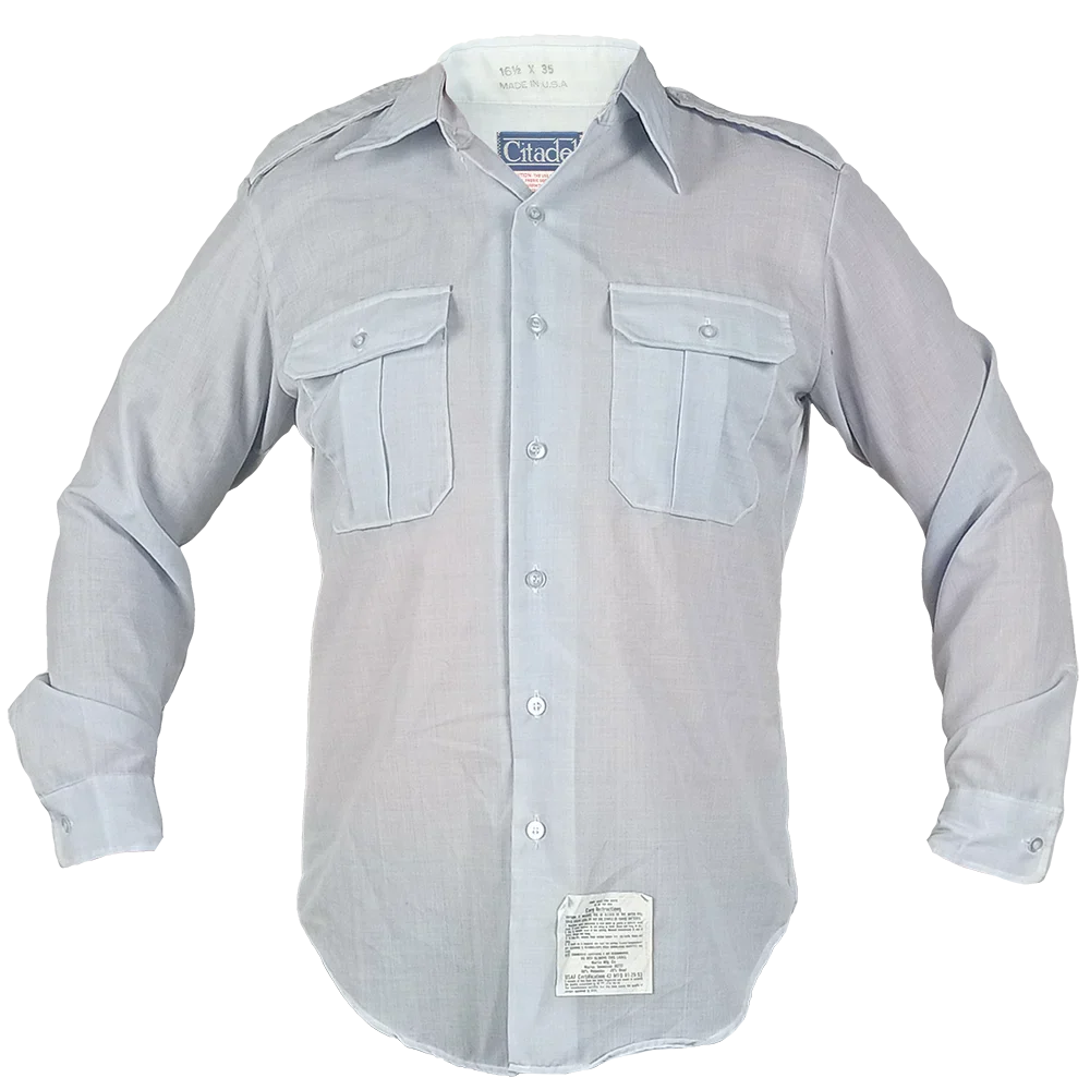 US Air Force Blue Service Dress Shirt, XLarge (112cm) / Sleeve (83cm)
