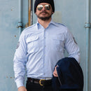 US Air Force Blue Service Dress Shirt - US Air Force Surplus - Dress Shirts