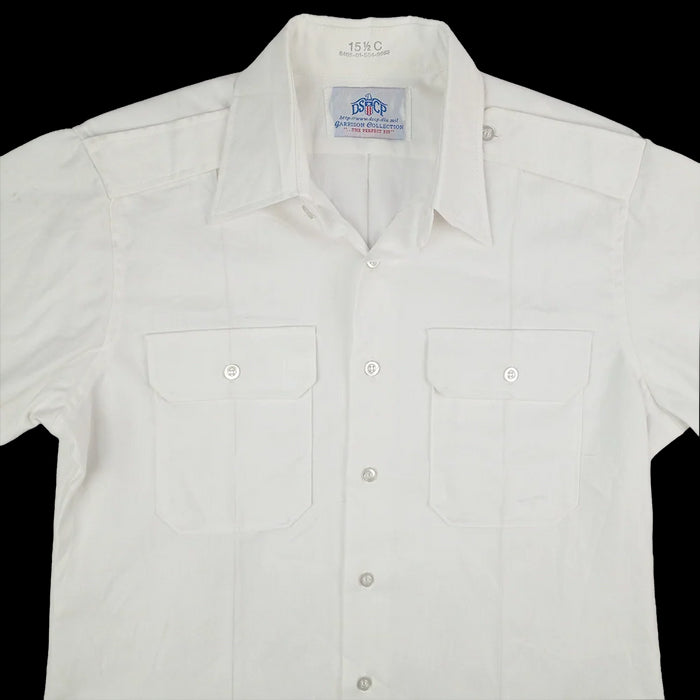 USGI White Short Sleeve Service Dress Shirt