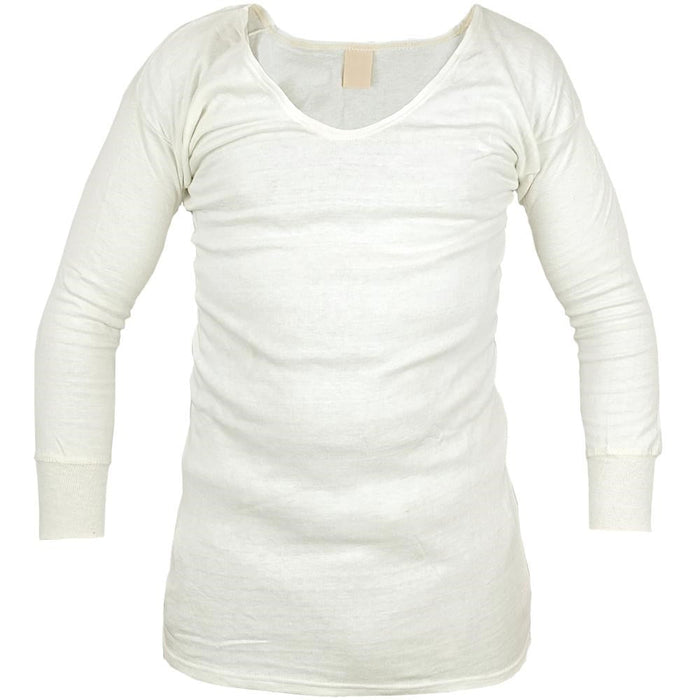 East German White Undershirt - East German Army Surplus - Base Layers