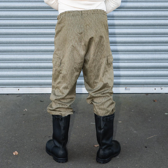 East German Rain Camouflage Trousers - East German Army Surplus - Cargo Trousers