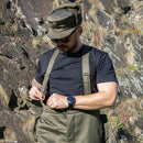 Austrian Lined Trousers with Braces - Austrian Army Surplus - Winter Trousers