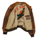US Wear Me Out Leather Flight Jacket - 44, XLarge