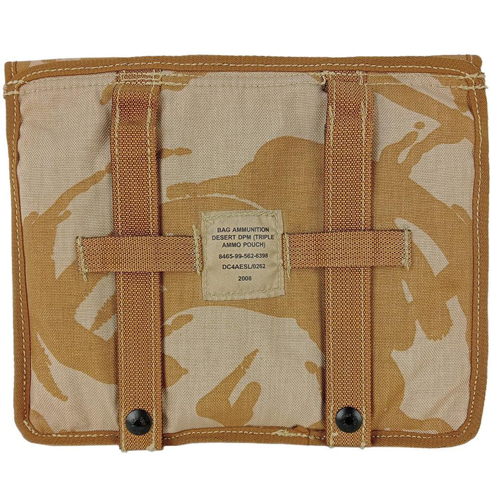 British Desert DPM Triple Ammo Pouch