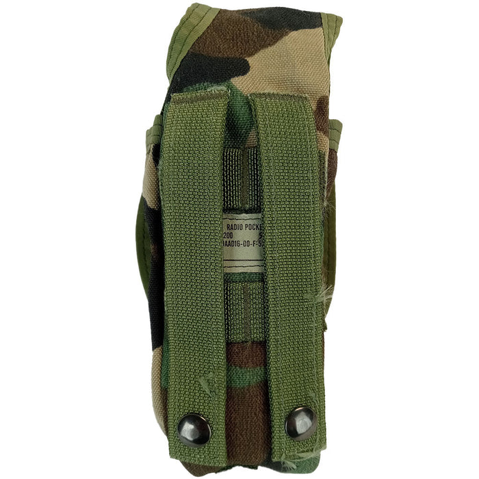 USGI Woodland R.A.C.K Sabre Radio Pouch - US Army Surplus - Accessory Pouches