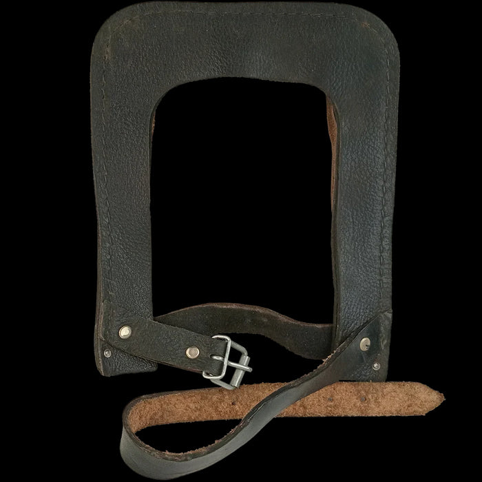 East German Leather Shovel Cover - East German Army Surplus - Entrenching Tools