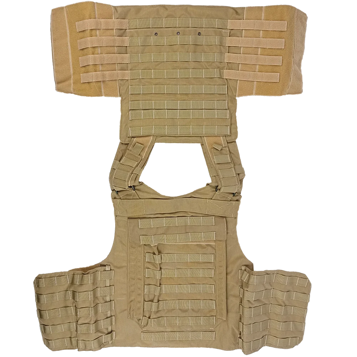 British Aegis Tan Carrier Vest - British Army Surplus - Combat Vests & Rigs