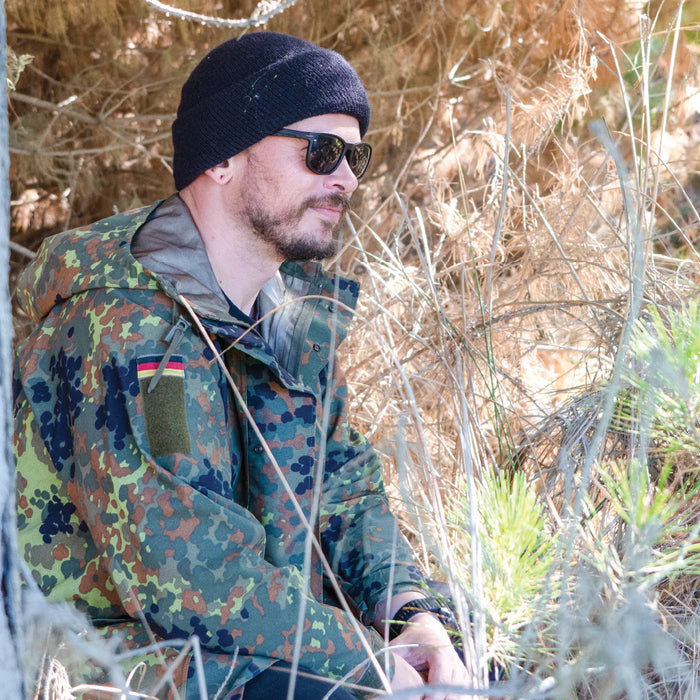 German Flecktarn Rain Jacket - Value Grade - German Army Surplus - Rain Jackets