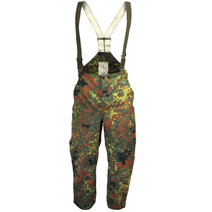 German Army Flecktarn Rain Trousers - Grade 2 - German Army Surplus - Rain Trousers