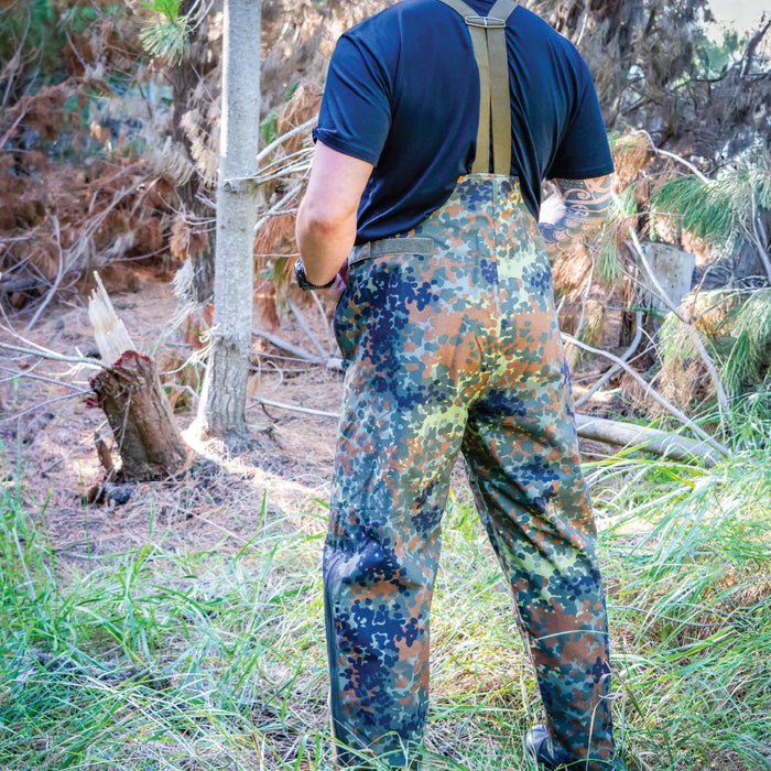 German Army Flecktarn Rain Trousers - Grade 2