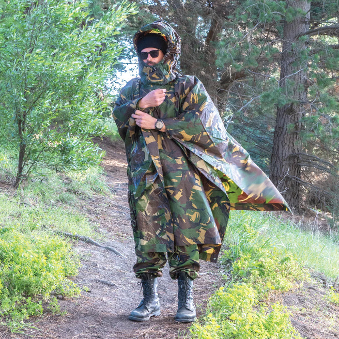 military poncho tarp Dutch Army DPM Poncho