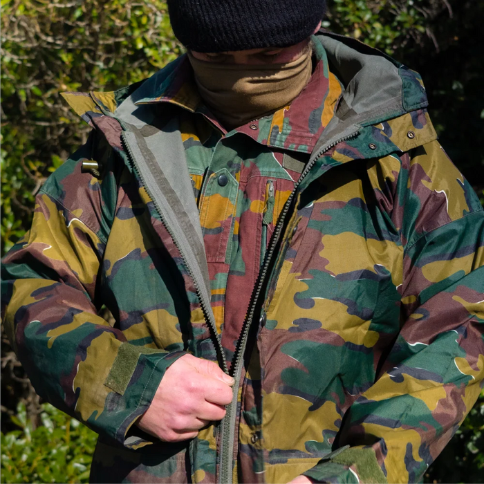 Belgian Jigsaw Camo Wet Weather Jacket - Value Grade - Belgian Army ...