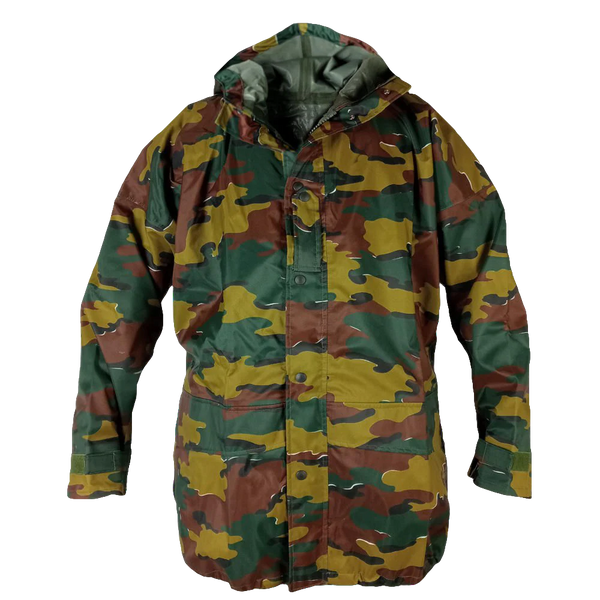 Belgian Jigsaw Camo Wet Weather Jacket - New - Belgian Army Surplus - Rain Jackets
