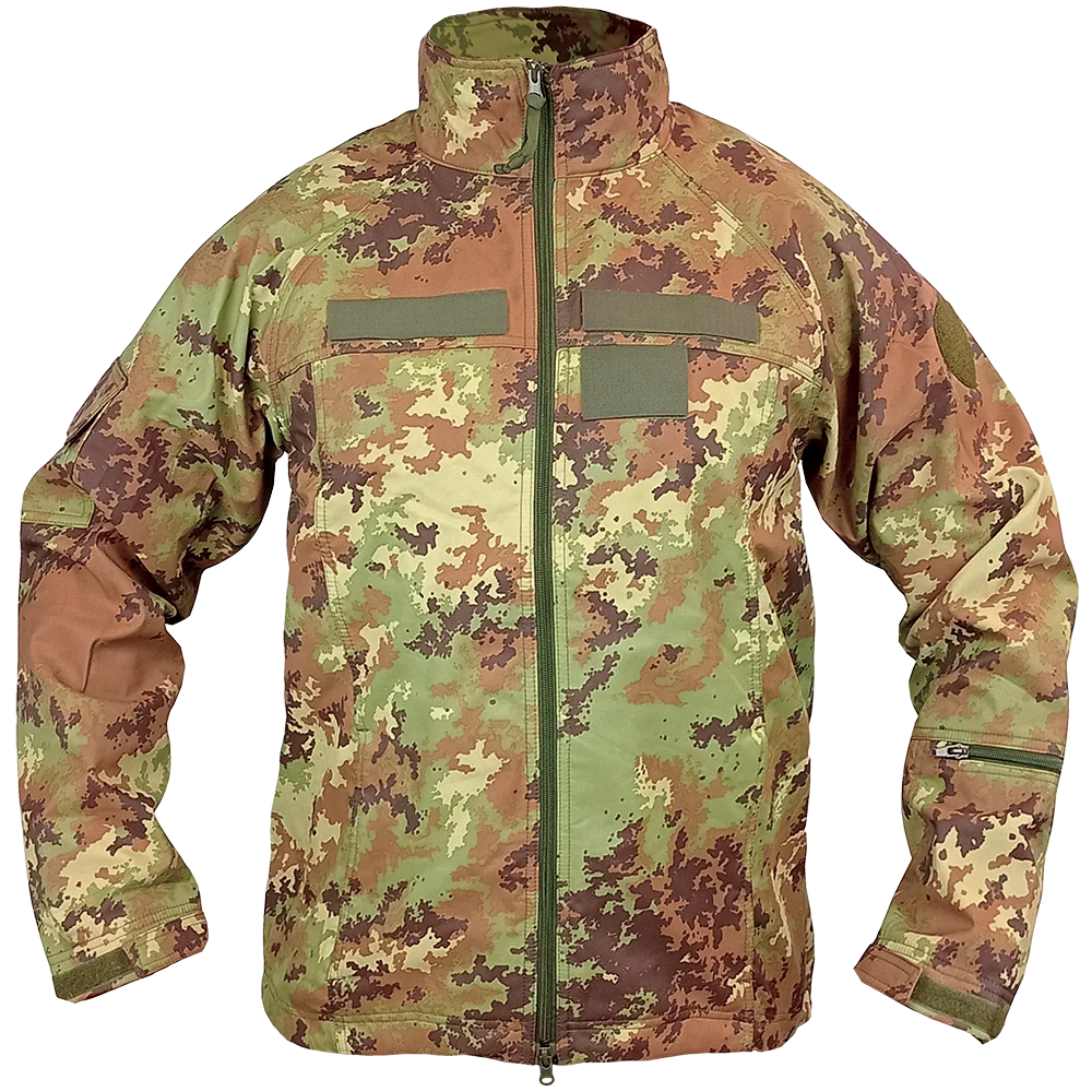 Shell Jacket Military Italian Army Vegetato Softshell Jacket
