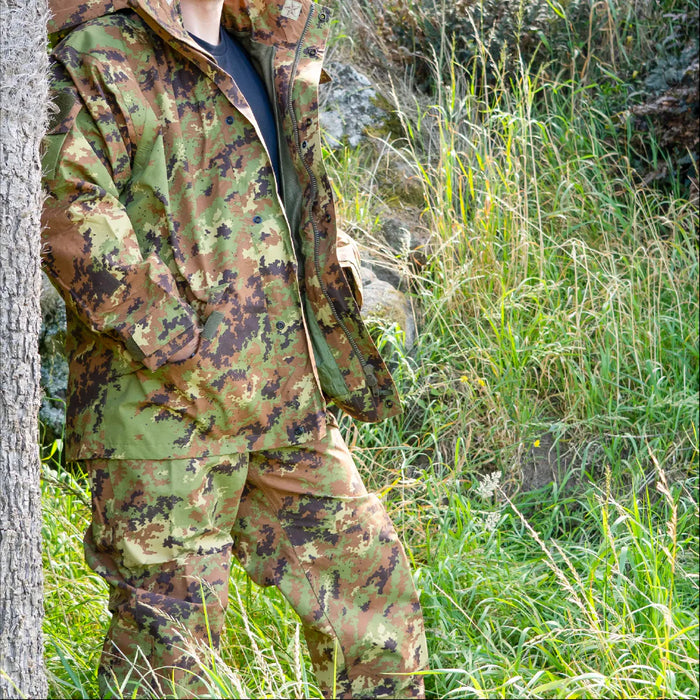 Italian Army Vegetato Wet Weather Jacket - Italian Army Surplus - Rain Jackets