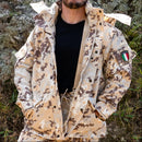 Italian Army Desert Vegetato Wet Weather Jacket - Italian Army Surplus - Rain Jackets