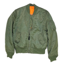 Alpha Industries MA-1 Olive Flight Jacket - Large
