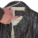 American Born Type A-2 Brown Leather Flight Jacket - XLarge - Army & Outdoors - Flight Jackets