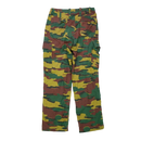 Belgian Jigsaw Camo Ripstop Trousers - Large Short-Regular - Belgian Army Surplus - Combat Trousers