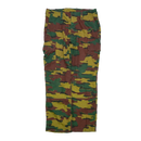 Belgian Jigsaw Camo Ripstop Trousers - Large Short-Regular - Belgian Army Surplus - Combat Trousers