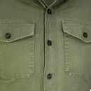 British Olive Cotton Short Sleeve Shirt