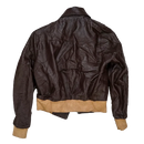 Brown Leather Flight Jacket - Small - Army & Outdoors - Flight Jackets