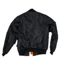 Burk's Bay Black MA-1 Flight Jacket - Large