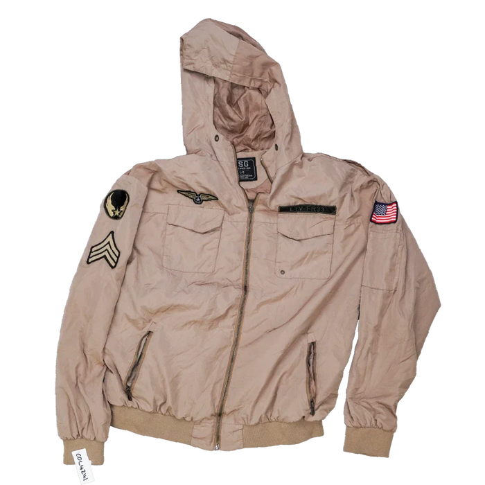 CSG Military Style Jacket with Patches - Large - Army & Outdoors ...