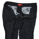 Dickies Women's Black Trousers - Size 9, Medium - Army & Outdoors - Jeans