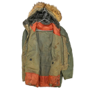 Distressed Vintage USGI N-3B Extreme Cold Weather Parka - Medium - US Air Force Surplus - Parkas