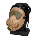 French Army Tan ARF-A Gas Mask - Film Production Used - Facemasks