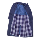 German Air Force Women's Blue Overcoat - Small