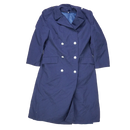 German Air Force Women's Blue Overcoat - Small