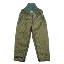 German Army Wet Weather Trouser Liner - Large - German Army Surplus - Winter Trousers