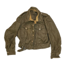 Greek Army 1950s Wool Battledress Jacket - Small - Greek Army Surplus - Field Jackets