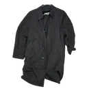 London Fog Black All Weather Coat - 46R, XLarge - Army & Outdoors - Great Coats
