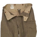 NZ Army 1950s Wool Battle Dress Trousers - Small - New Zealand Army Surplus - Dress Trousers