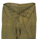 NZ Army 1970s Olive Trousers - Small - New Zealand Army Surplus - Dress Trousers