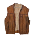 NZ Made Sheepskin Vest - Small - Film Production Used - Vests