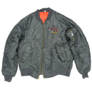 P-40 Flying Tigers MA-1 Grey Flight Jacket - 2XLarge - Rothco - Flight Jackets