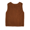 Production Made Brown Fleece Vest - Large