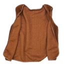 Production Made Brown Fleece Vest - Large